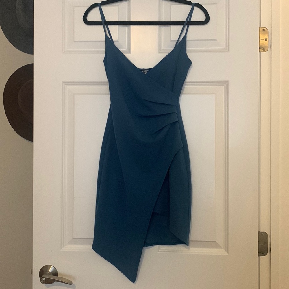 Blue Blush Mini Dress